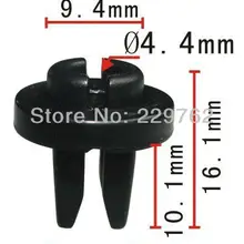 100 шт. колеса хорошо литье винт втулки для Honda 90107-S10-003 CR-V 1997-на авто крепежи Пластиковые Автомобильные клипсы