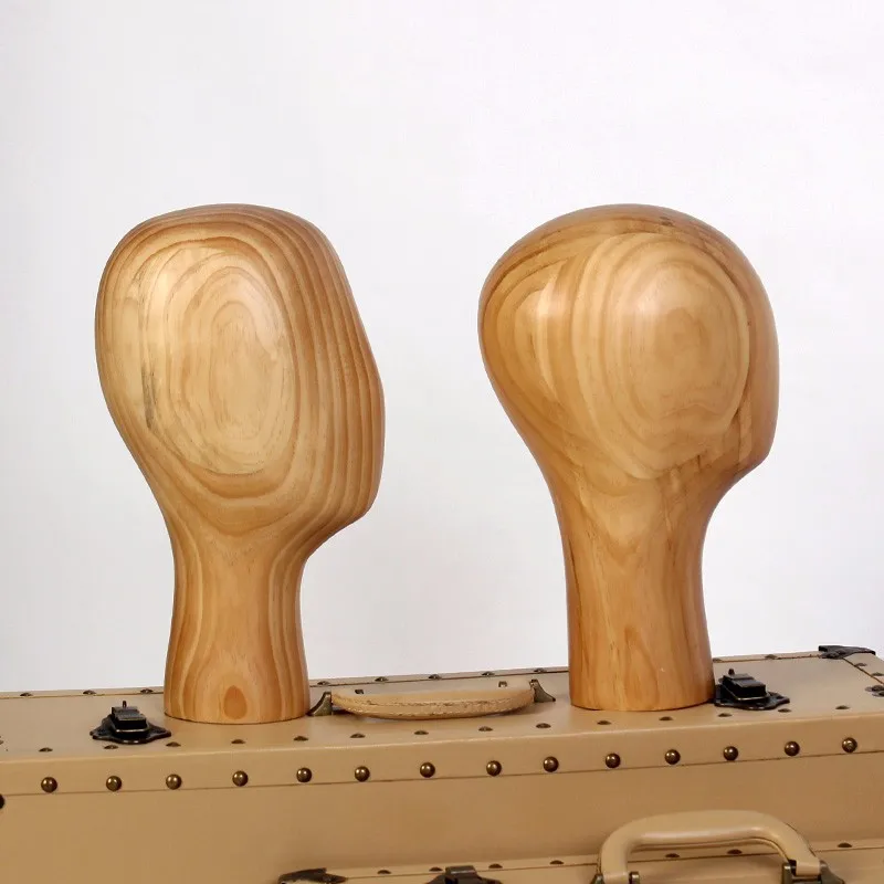 Горячая модные деревянные модели головы деревянный манекен головы для шляпы шарф дисплей