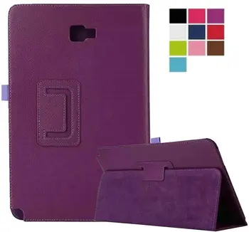 

For Samsung Galaxy Tab A 10.1 2016 P580 P585 With S Pen Folio Flip Cover Litchi Stand PU Case 50PCS/Lot By DHL