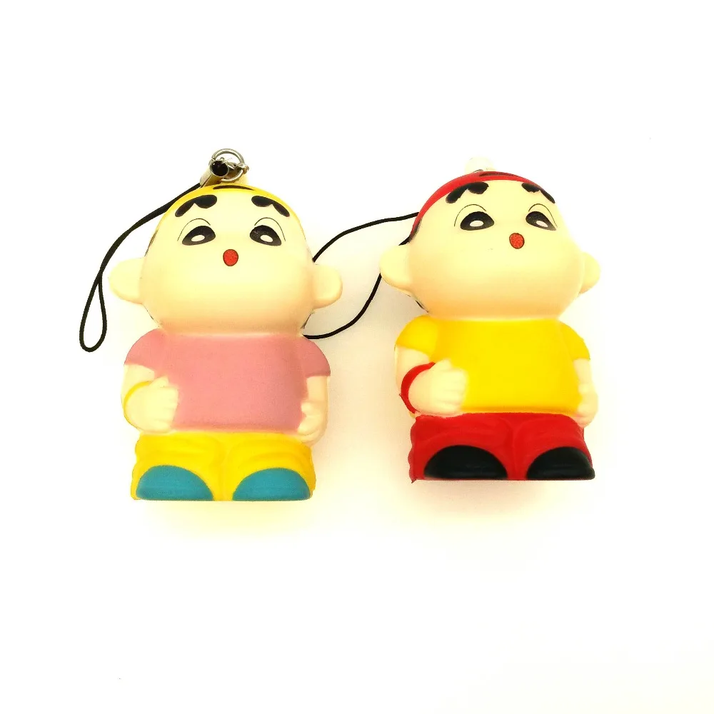 

Kuutti Squishy Random 1 pc Cute yellow/pink Japanese cartoon Anime Mobile Phone Strap NEW Kawaii Squishy