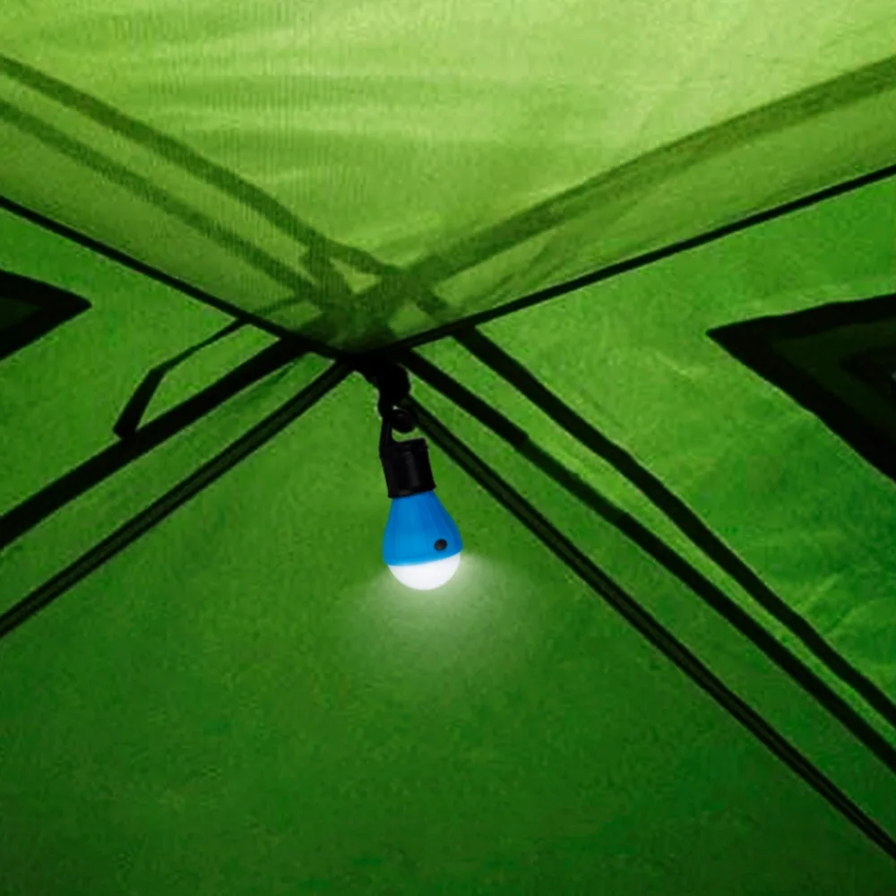 4 шт./лот Портативный открытый висит 3LED Кемпинг Фонари света светодиодные огни лагеря лампа для палатка Рыбалка по 3 * AAA Батарея