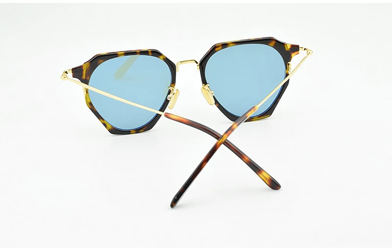 Тег Езекия многоугольной Для женщин солнцезащитные очки Для мужчин очки леди роскошные ретро металл солнцезащитные очки Винтаж зеркало UV400