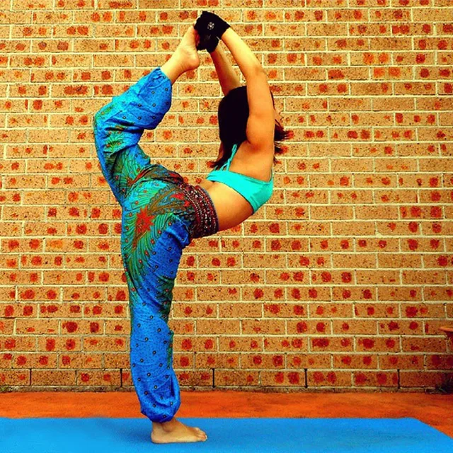 Folk custom Large Crotch Wide Leg Pants Legging Thailand