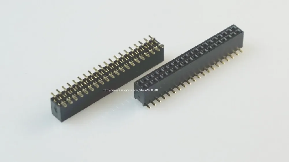 1000 шт. 2x20 P 40 pin 1 27 мм Шаг штырьковый разъем Гнездовой двухрядный SMT прямое