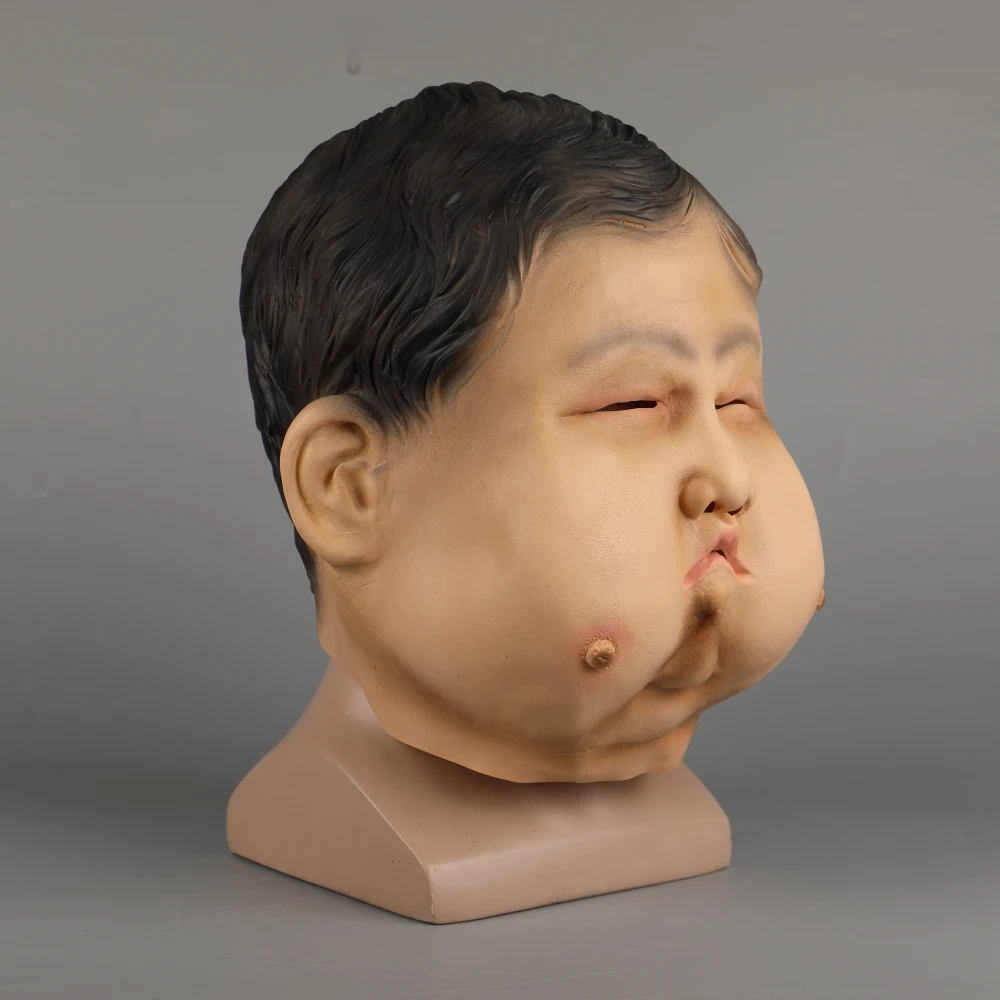 Masquerade Prank Sexy Breast Mask Fat Boy Face Mask Halloween Cosplay Mask Props (11)