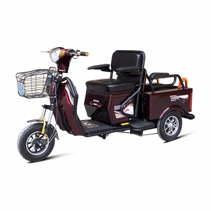 

New design double luxury foldable 48v 500w three wheel electric scooter/handicapped scooter