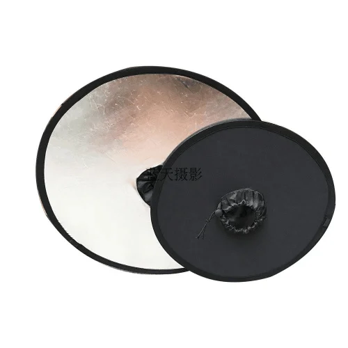 

Hollow reflector 80cm two-in-one silver and black dual-purpose light plate for SLR camera photographic equipment