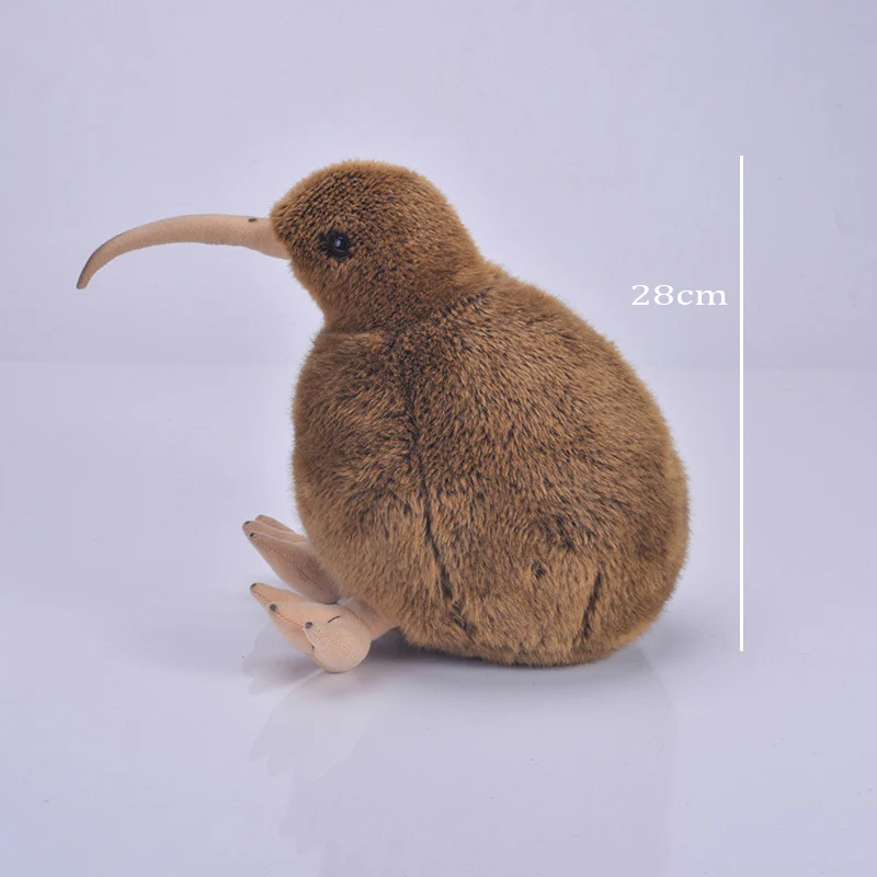 Имитация киви супер мягкие плюшевые мягкие игрушки животных, Новая Зеландия национальная птица милая фигурка питомца