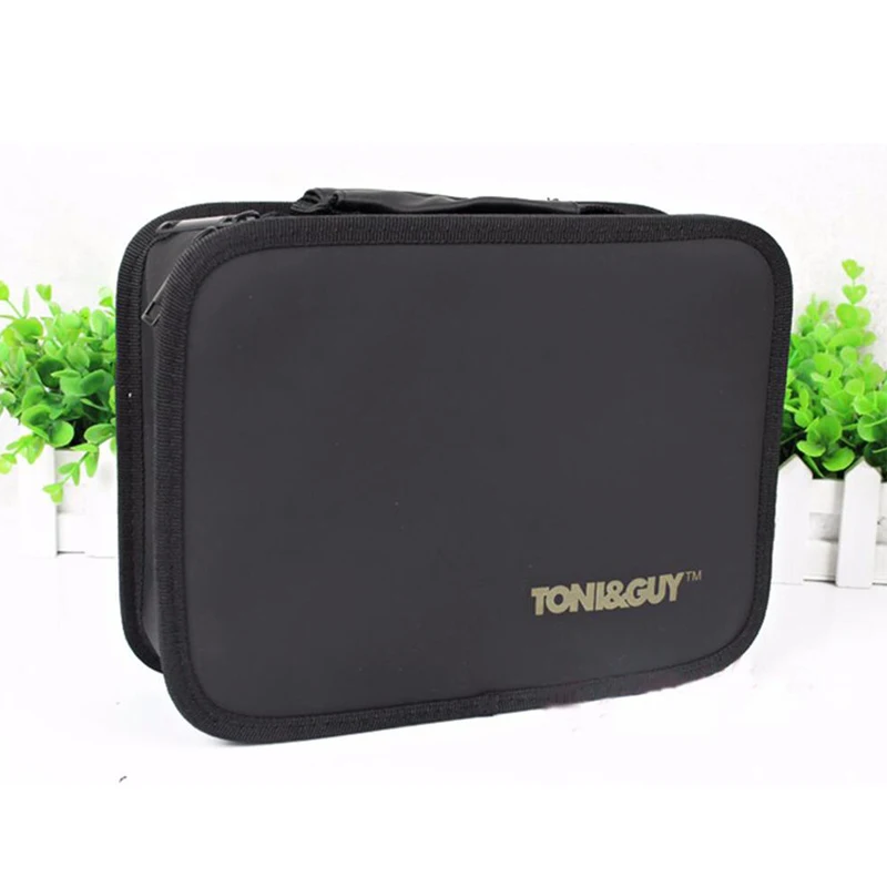 Beste Professionele Kappers Gereedschapstas Kapper Salon Draagbare Tool Case Voor Haar Styling Gereedschap Opslag PU lederen Haar Schaar Zak