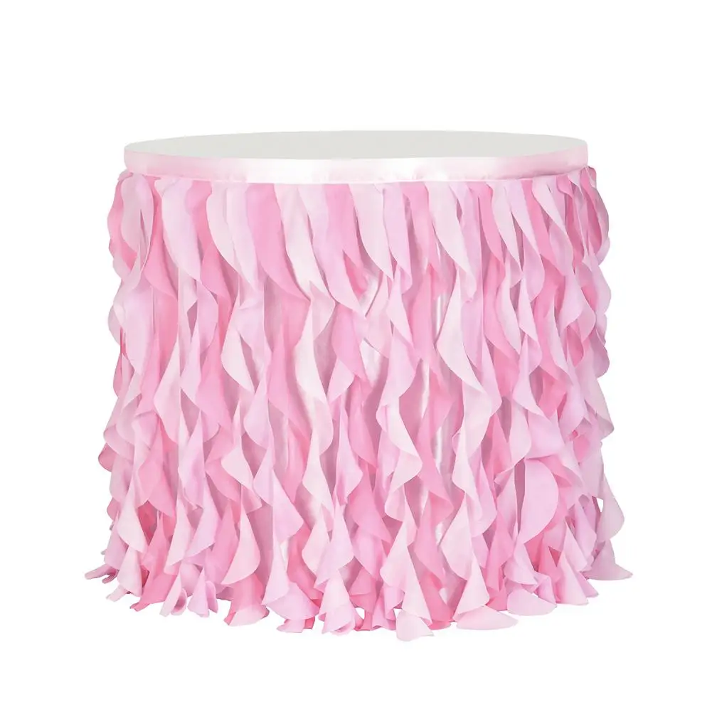LanLan цветные смешанные Тряпичные вечерние юбки для украшения стола - Цвет: 6FT