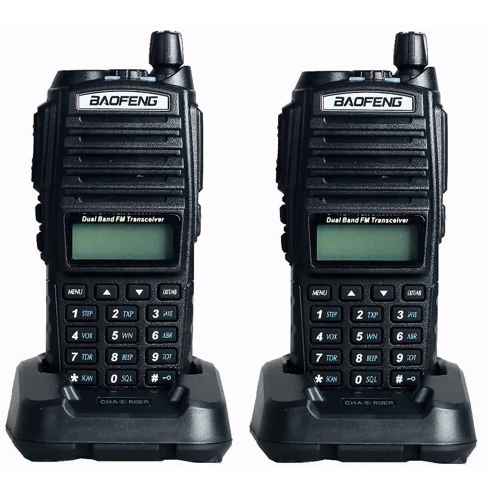 

2pc UV82 Two-Way Radio 136-174/400-520Mhz Pofung UV 82 FM HF Transceiver telsiz Ham cb Radio station Baofeng UV-82 Walkie Talkie