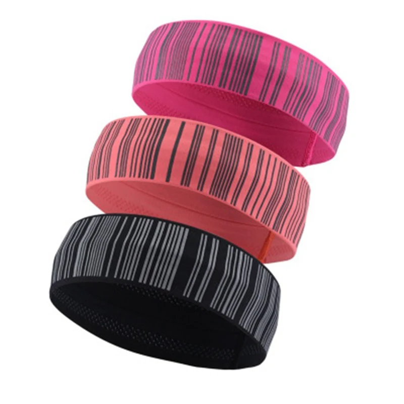 unisex Polyester Headwear Night Running Safety Reflective Headband