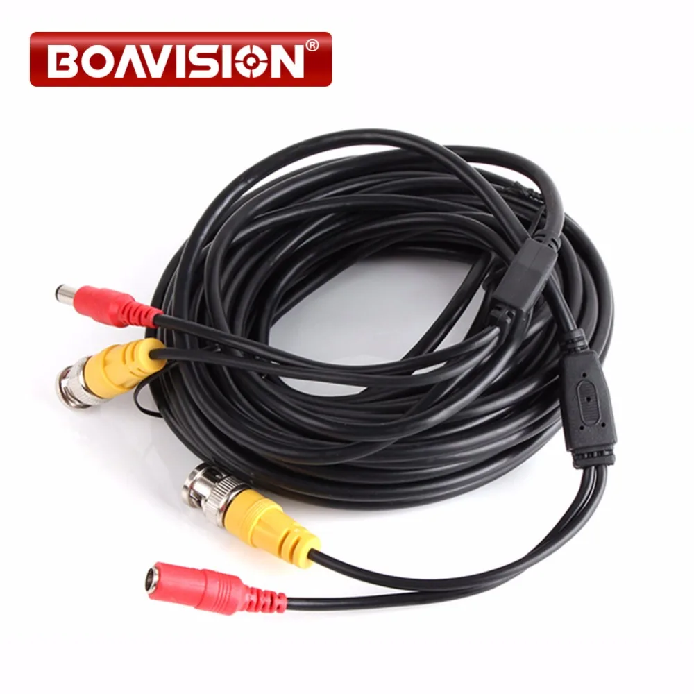 

10M(33ft) CCTV Cable +DC Connector CCTV BNC Video Power Extension High Definition Camera Cable Support AHD,TVI, HDCVI Camera&DVR