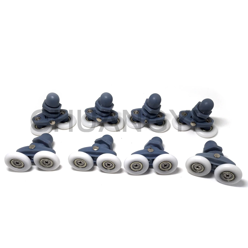 8 Shower Door ROLLERS Runners Pulleys Wheels bathroom Replacement Parts 25mm