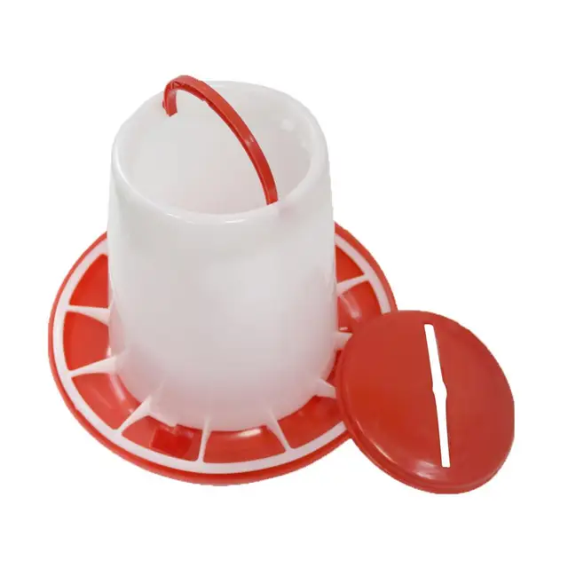 6KG Chicken Drinker/Feeder Rooster Hen Drinking Kettle Feeding Device Farm Animal Poultry Feeding Watering Supplies 1
