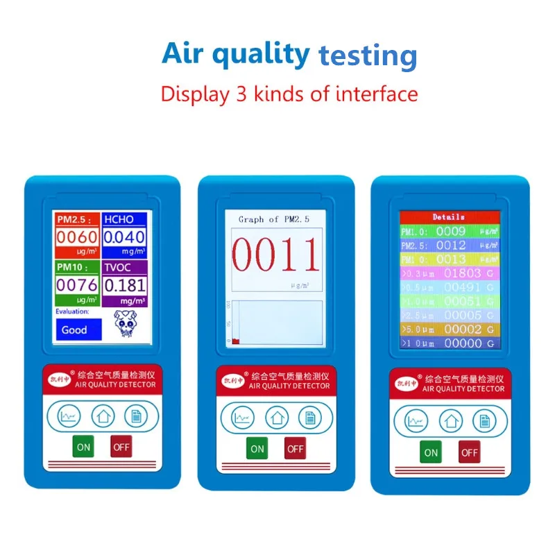 Formaldeyde HCHO PM1.0 PM2.5 PM10 газоанализатор тлос детектор частиц метр PM 2,5 PM 10 тестер анализатор качества воздуха