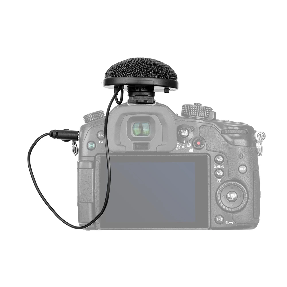 BOYA BY-MM2 мини стерео всенаправленный кондерзер микрофон ж/пушистый ветровое стекло для DSLR камеры смартфона ПК планшета