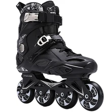 Взрослые роликовые коньки фристайл слалом роликовые ботинки для катания на коньках с качающимися колесами для катания на коньках для женщин и мужчин