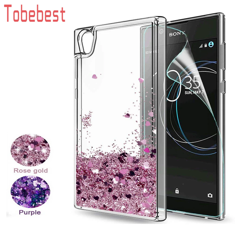 Glitter Case For Sony Xperia XA XA1 XA2 X XZ XZS XZ1 XZ2 L1 L2 E5 E6 Ultra  Compact Sparkle Quicksand Liquid TPU Slicone Cover - AliExpress Cellphones  & Telecommunications