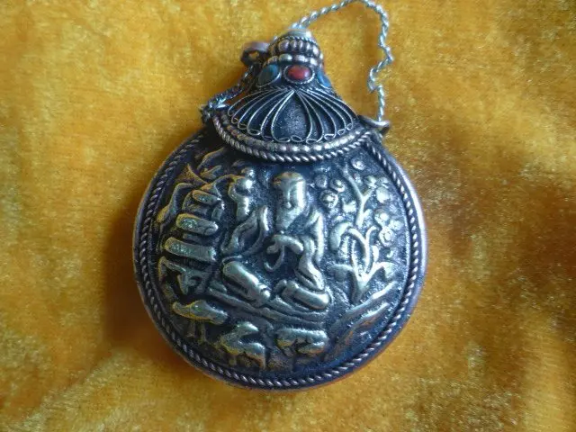 

Rare old copper snuff bottle, fine carving, best adornment&collection, free shipping