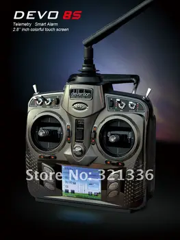 

Walkera DEVO8S Telemetry Smart Alarm 2.8 inch Colorgul Touch Screen Transmitter w/o Receiver