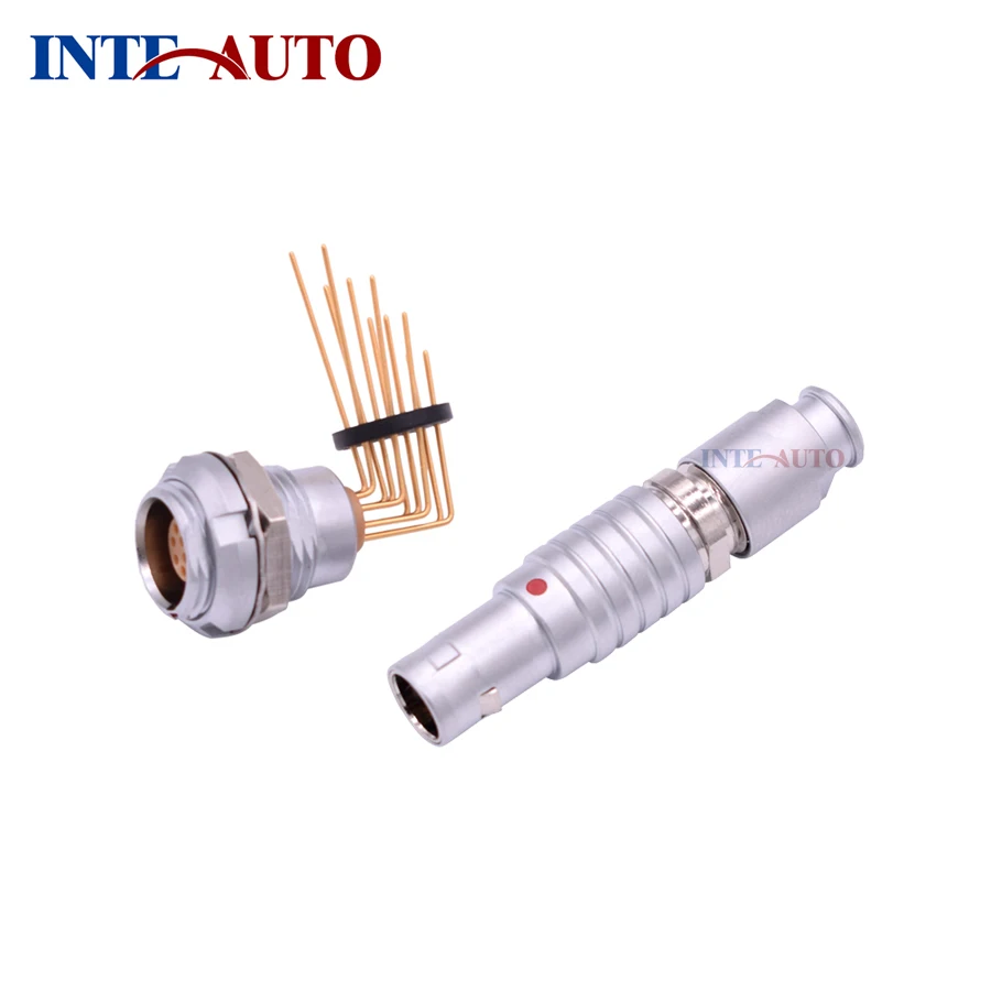 

B series ODUs replacement Connector,0B series FGG straight plug, ECG 2 3 4 5 6 7 9 Pin Elbow Contact,with Rohs certified