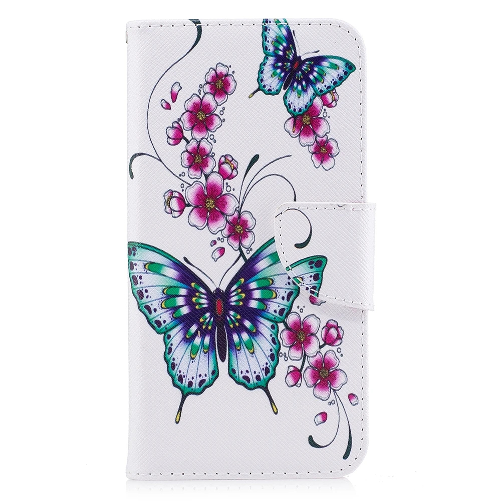 For Huawei P10 Lite Case Flip Wallet PU Leather Painted Cases lite Cover with Stand Card slot | Мобильные телефоны и