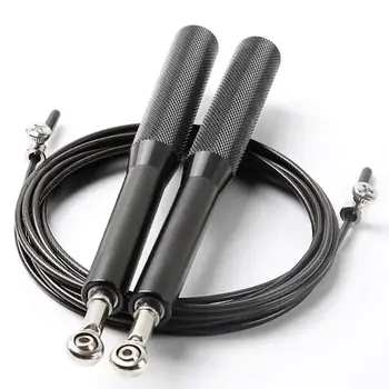 

Speed Jump Rope Fitness Skipping Exercise Adjustable Cross Jump Rope Best for Boxing MMA Fitness Training, Men, Women and Kids