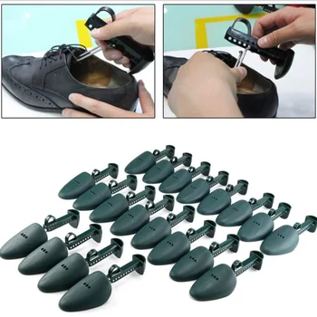 

1 Pair Black Shoe Tree Expander Extender Shoes Support Keeper Adjustable Men Women Plastic Boots Shoe Stretcher Durable Solid