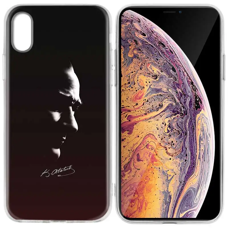 Чехол для iPhone 7 8 6 6s Plus 5 5S SE 5C X XS MAX XR Силиконовые чехлы чехол Турция Mustafa kemale Ataturk