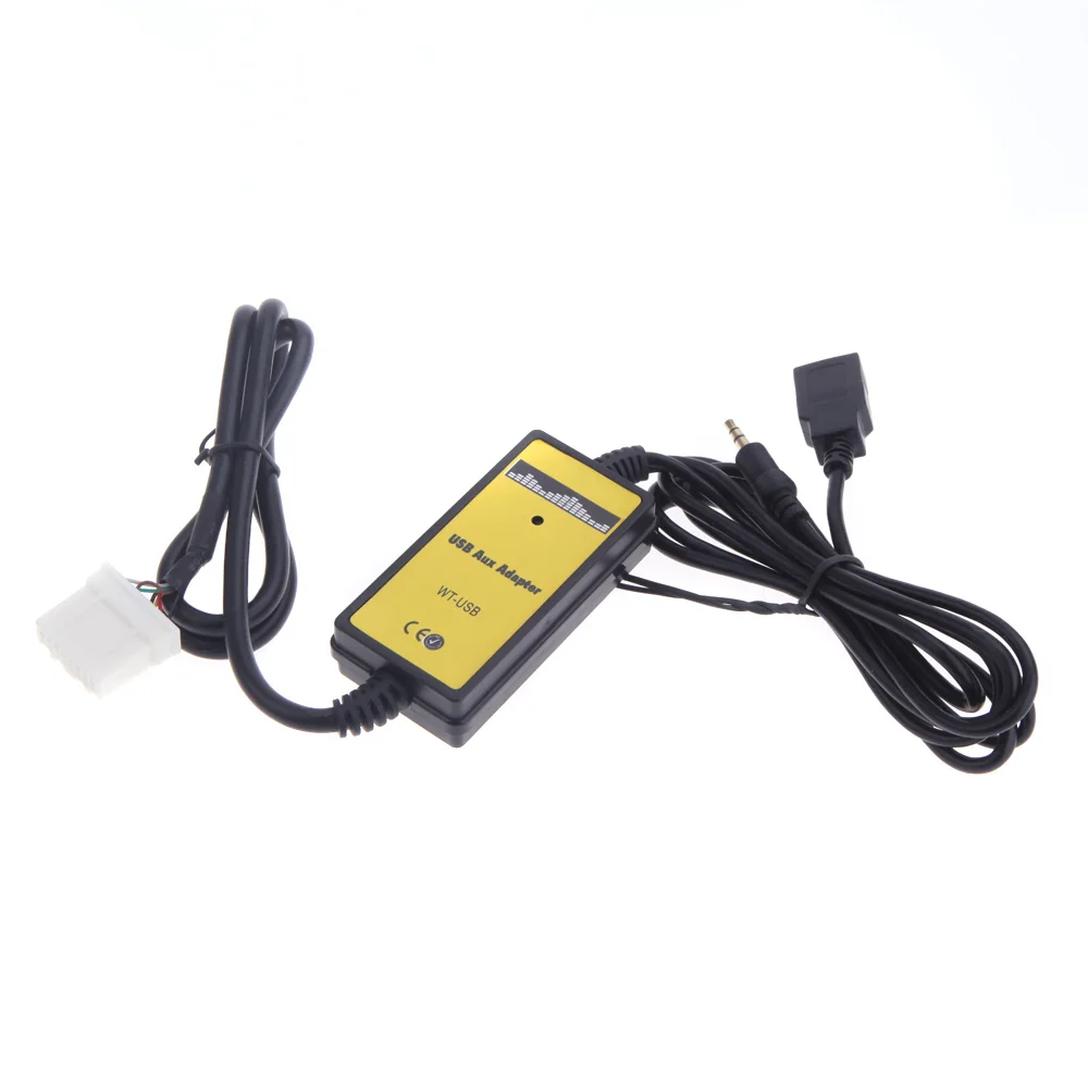 Автомобильный USB Aux-in адаптер MP3 плеер радио интерфейс для Mazda 323/3/5/CX7/MX5/MPV/Miata