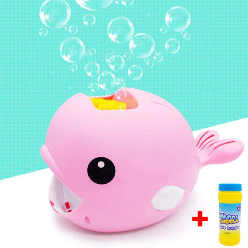

Automatic Cartoon Whale Shape Soap Bubbles Blowing Toys For Children Bubble Machine Maker Kids Toys Wedding Bubbles