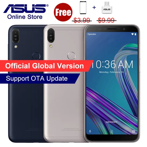Global Version  2018 ASUS ZenFone Max Pro ZB602KL X00TD  6GB 64GB  6inch  LTE Smartphone  Snapdragon 636  Mobile Phone