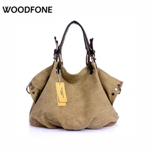 2016 Hot Sell High Quality Canvas Women Handbag Casual Large Capacity Hobos Bag Female Totes Trapeze Ruched Solid Shoulder Bag