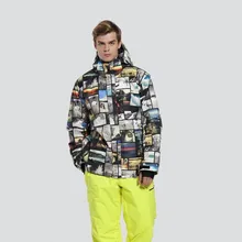 Новинка, Мужская лыжная куртка, зимняя ветрозащитная Водонепроницаемая уличная куртка, куртка для катания на лыжах, сноуборде, пальто с подкладкой для спорта, туризма, сноубординга, пальто