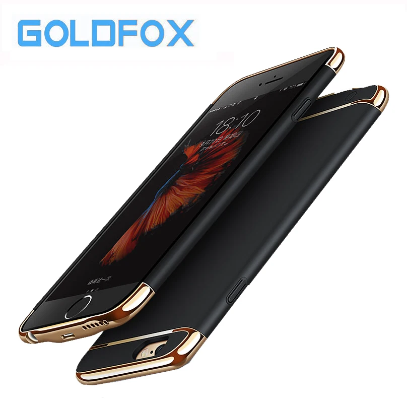 GOLDFOX для iphone 6 6 S зарядное устройство чехол 2500 мАч Внешний Банк питания Зарядка чехол для iphone 6 6 S резервного копирования батарея Чехол