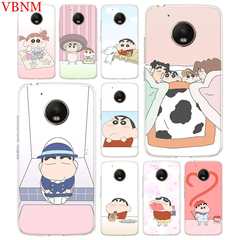 Crayon Shin-Chan Trend Аксессуары чехол для телефона Motorola Moto G7 G6 G5S G5 E4 Plus G4 E5 Play шаблон