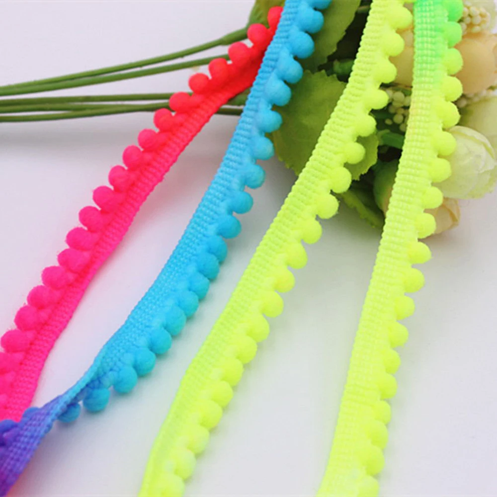 

Lychee Life 5 Yard Colorful Lace Trims Tassel Embroidery Lace Ribbon DIY Handmade Sewing Dress Clothes Supplies Decoration