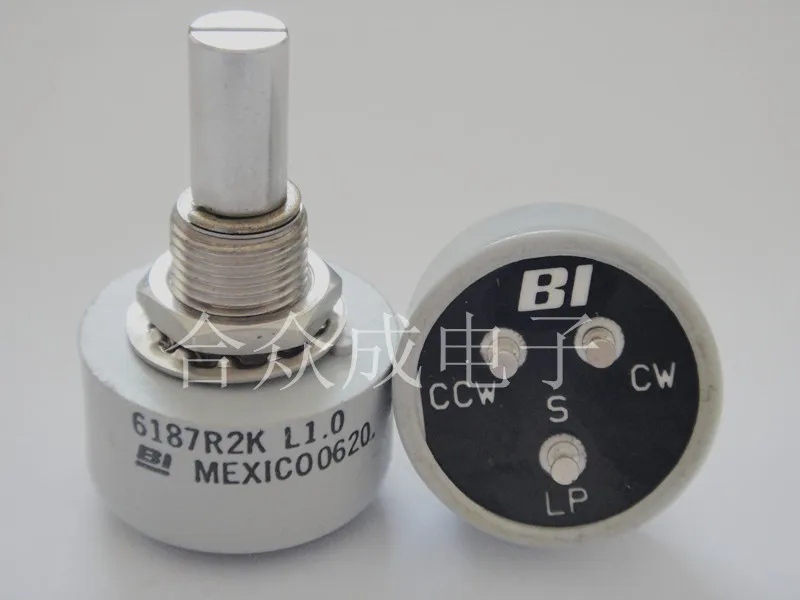 

[VK] US BI 6187R2K angle sensor without limit potentiometer conductive plastic potentiometer imports switch