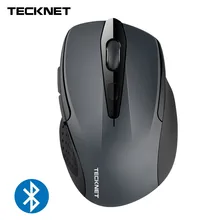 Bluetooth Wireless Mouse 24 Month Battery Life Mice with Battery Indicator 1200/1600/2000/2400DPI for Laptop Windows 10 8 7 XP