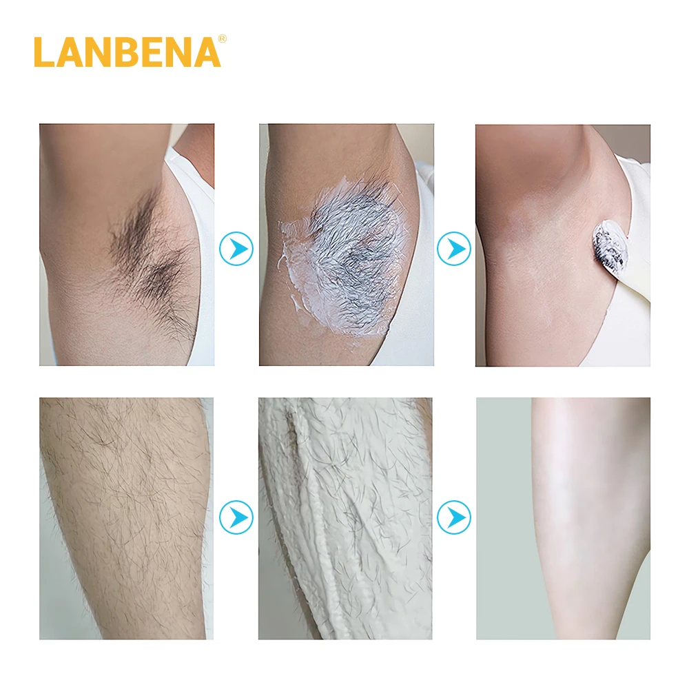 LANBENA эпилятор удаление волос депиляция крем для удаления волос, средство для удаления волос, кремы, стоп, успокаивающий бальзам для волос, Отбеливающее увлажняющее восстановление тела, рук, ухода за кожей лица