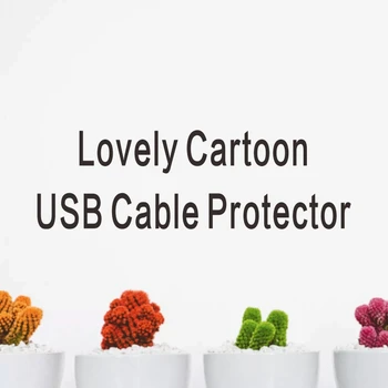 

Data Cable Protector Cartoon Animals Style Line Saver Cover Prevent Breakage For IPhone Charger Wire Protect 1000pcs/lot
