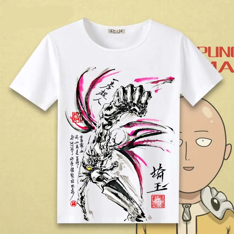 ONE PUNCH MAN Косплей Футболка аниме Сайтама Модные мужские и женские футболки|fashion