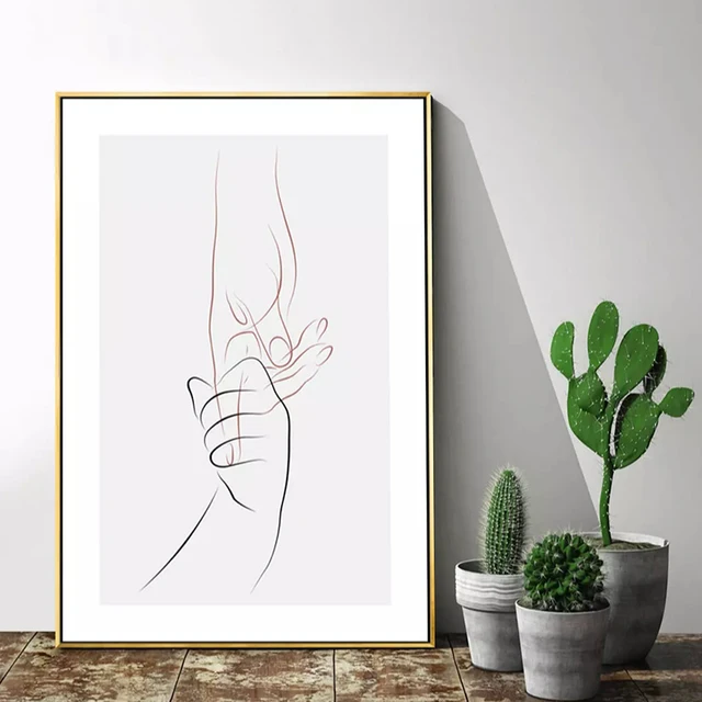 Milan Sculpture Hold the hand Abstract Geometric Poster  3