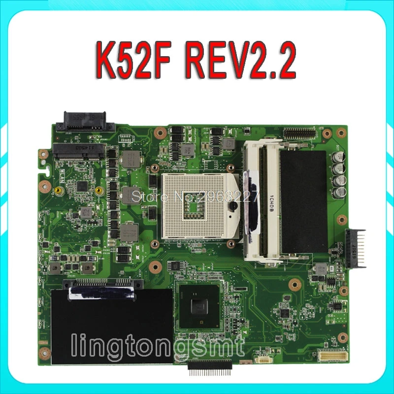 K52F Motherboard HM55 REV2.2 For Asus K52F A52F