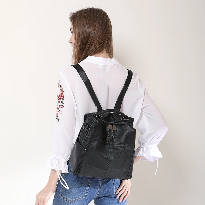 POMELOS Fashion Women Backpack New Arrival Backpack For Women Black High Quality Synthetic Leather Backpack Women Back Pack