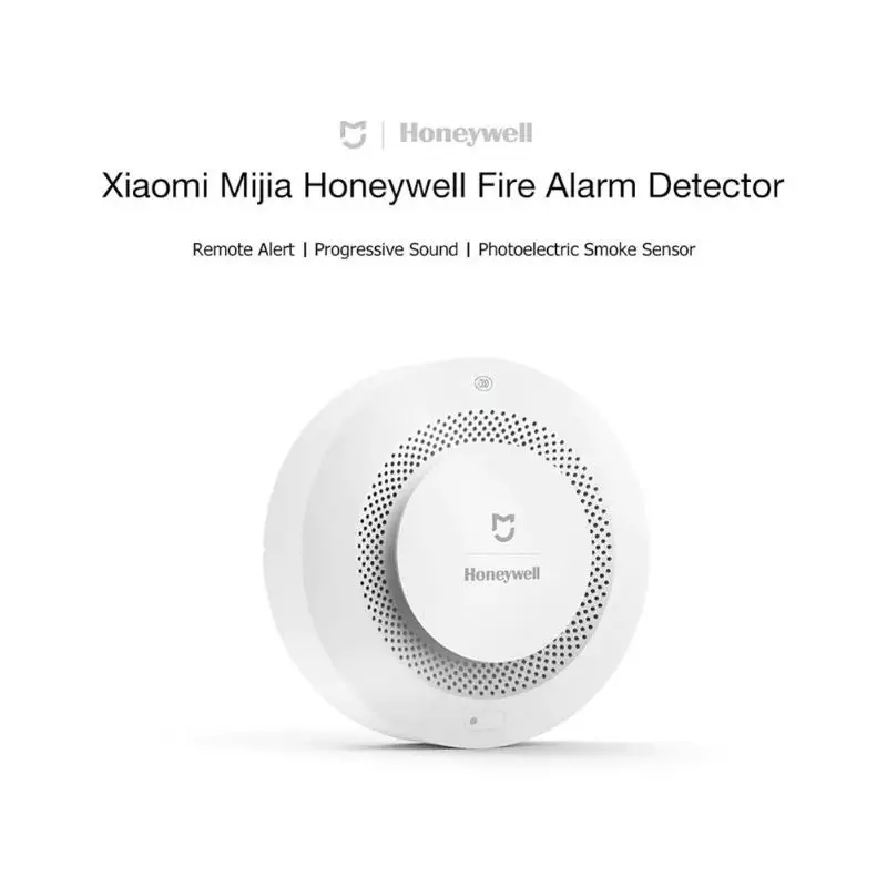 Xiaomi Mijia Honeywell Smoke Alarm Detector with Gateway Audible Self Check High sensitivity Smoke Alarm specializing fire alarm