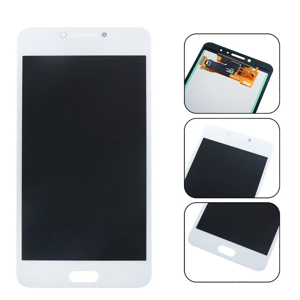 Для Samsung Galaxy C7 Pro C7010 C7010F C7018 ЖК дисплей с сенсорным экраном дигитайзер TFT черный и