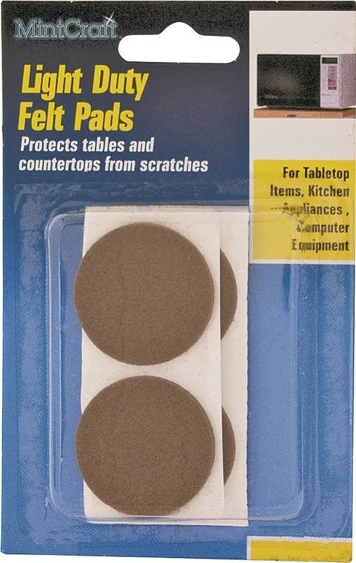 

Mintcraft FE-50220 0.87 in. Light Duty Brown Felt Pads