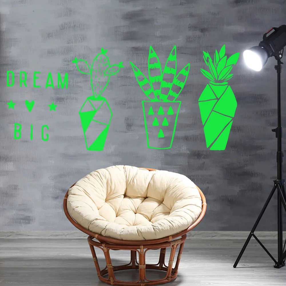 

Creative Big Dream Of Potted Sticker Waterproof Vinyl Wallpaper Home Decor For Children's Room Decoration Accessories Murals
